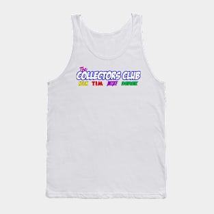 The collectors club logo blue Tank Top